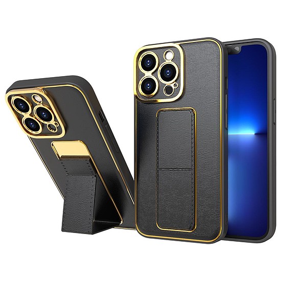 Új Kickstand Case tok Samsung Galaxy A12 5G készülékhez fekete állvánnyal