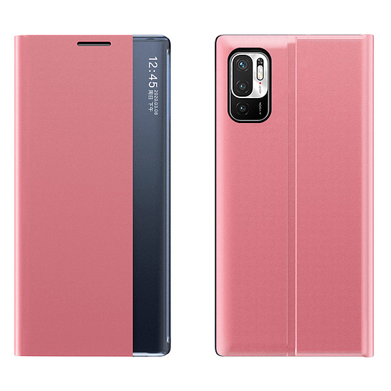 Új Sleep Case borítás állvány funkcióval Xiaomi Redmi Note 11S / Note 11 rózsaszín