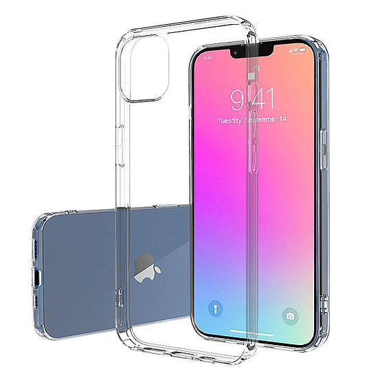 Ultra Clear 0.5mm Case Gel TPU Cover iPhone 13 mini átlátszó készülékhez