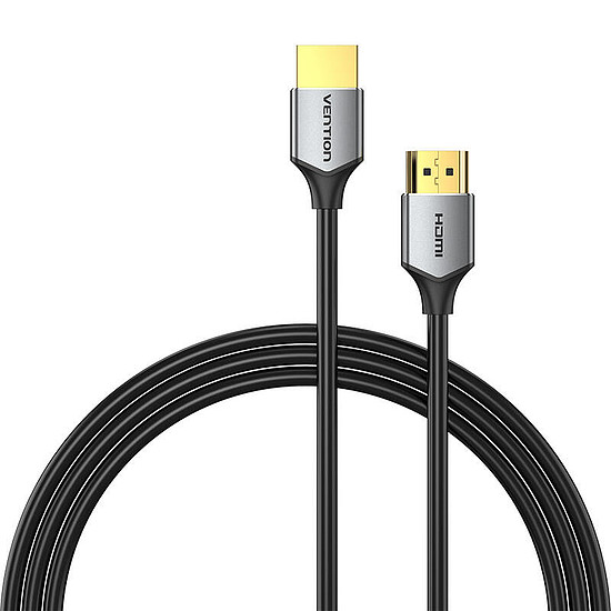 Ultravékony HDMI HD kábel, 1 m-es Vention ALEHF szürke