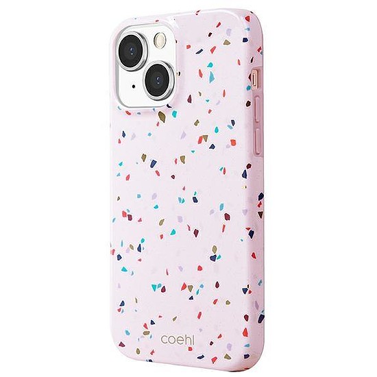 UNIQ Coehl Terrazzo iPhone 13 6.1" tok rózsaszín/pirosító rózsaszín