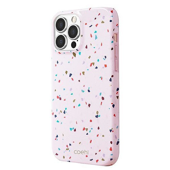 UNIQ Coehl Terrazzo tok iPhone 13 Pro / 13 6.1" rózsaszín/piros rózsaszín