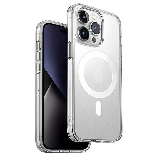 Uniq LifePro Xtreme Magclick töltőtok iPhone 14 Pro Max-hoz - átlátszó