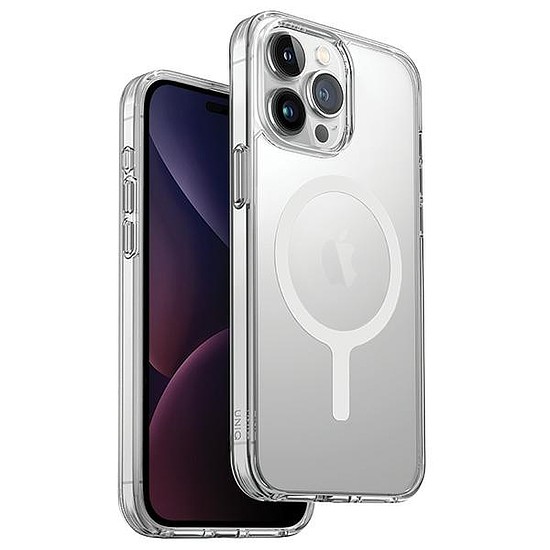 Uniq LifePro Xtreme Magclick töltőtok iPhone 15 Pro Max-hoz - átlátszó