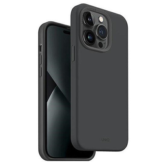 Uniq Lino Hue Magclick töltőtok iPhone 14 Pro-hoz - szürke