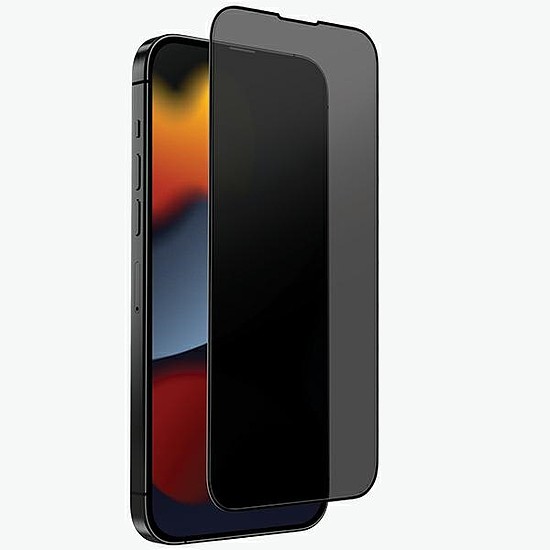 Uniq Optix adatvédelmi edzett üveg iPhone 14/13/13 Pro készülékhez applikátorral