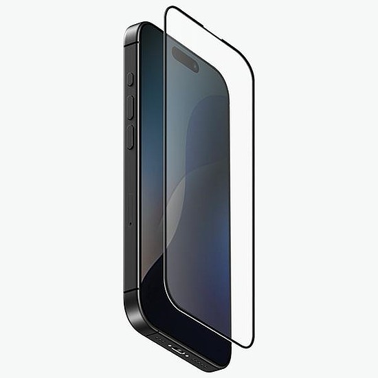 Uniq Optix Matt edzett üveg applikátorral iPhone 16 Plus készülékhez