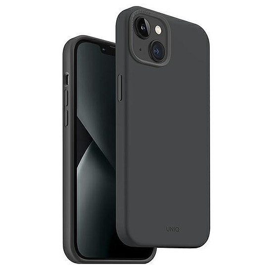 Uniq tok Lino Hue iPhone 14 Plus 6.7" Magclick töltőszürke/szénszürke