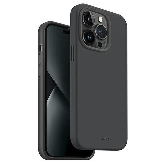 Uniq tok Lino Hue iPhone 14 Pro Max 6,7" Magclick Töltő szürke/szénszürke