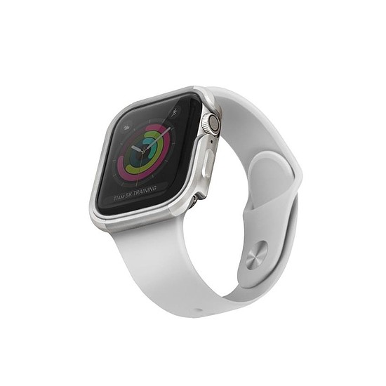 UNIQ tok Valencia Apple Watch Series 4/5/6/SE 40mm. ezüst/titán ezüst