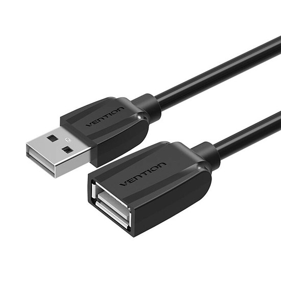 USB 2.0 bővítő kábel Vention VAS-A44-B100 1m Fekete