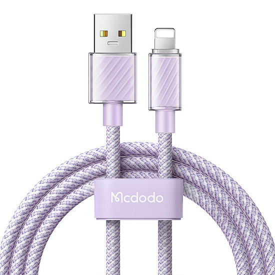 USB-A kábel a Lightning Mcdodo CA-3642-hez, 1,2 m lila