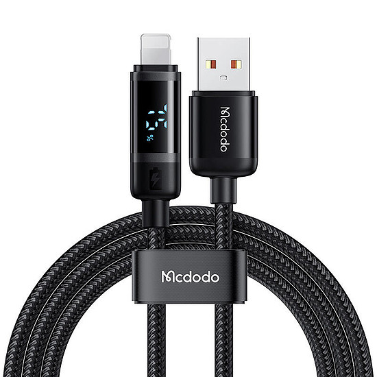 USB-A kábel a Lightning Mcdodo CA-5000-hez, 1,2 m fekete