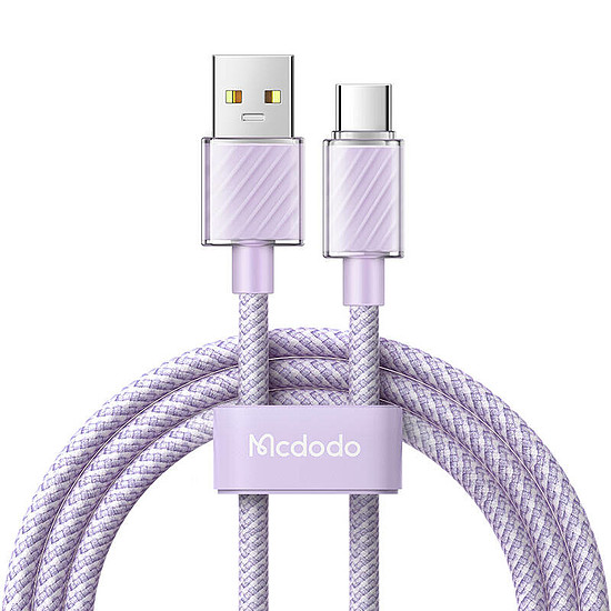 USB-A - USB-C kábel Mcdodo CA-3655, 100 W, 2 m lila