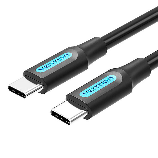 USB-C 2.0 kábel Vention COSBG 1,5 m fekete PVC