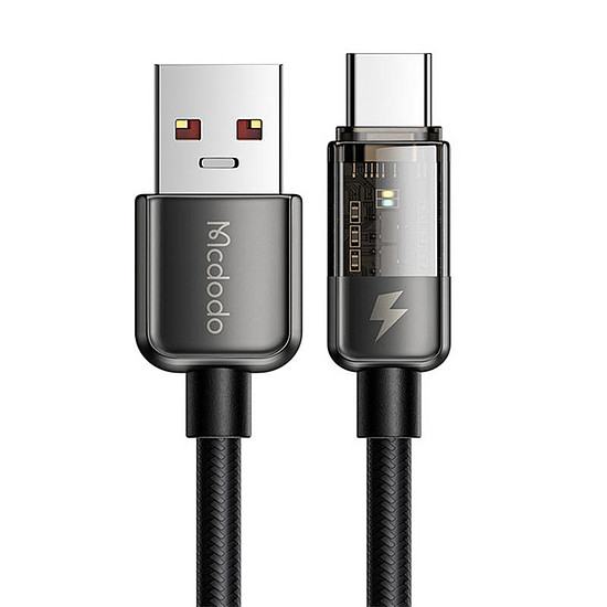 USB-C kábel Mcdodo CA-3150, 6A, 1,2 m, fekete (CA-3150)