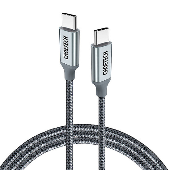 USB-C kábel USB-C Choetech, PD100W 1,8 m, szürke (XCC-1002-GY)