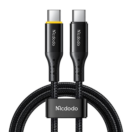 USB-C kábel USB-C-hez Mcdodo CA-3460, PD 100 W, 1,2 m, fekete (CA-3460)