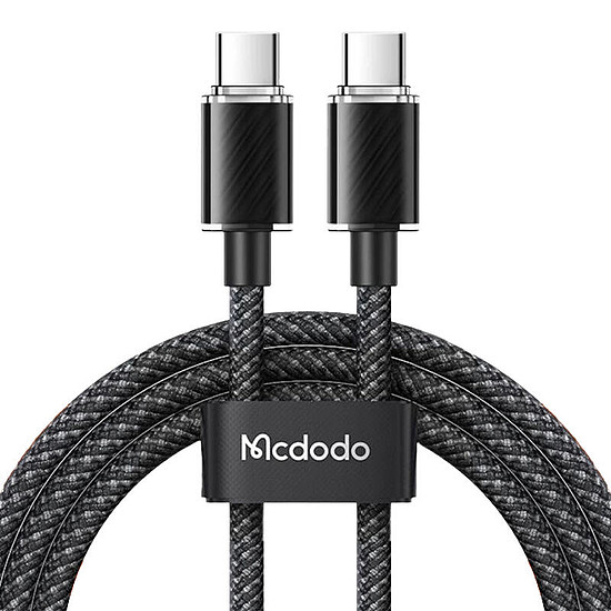 USB-C-USB-C kábel Mcdodo CA-3670, 100 W, 1,2 m fekete