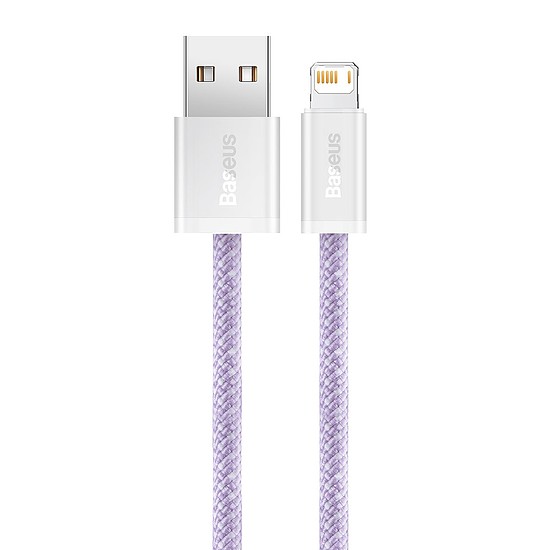 USB-kábel a Lightning Baseus Dynamic, 2,4A, 1m, violet (CALD000405)