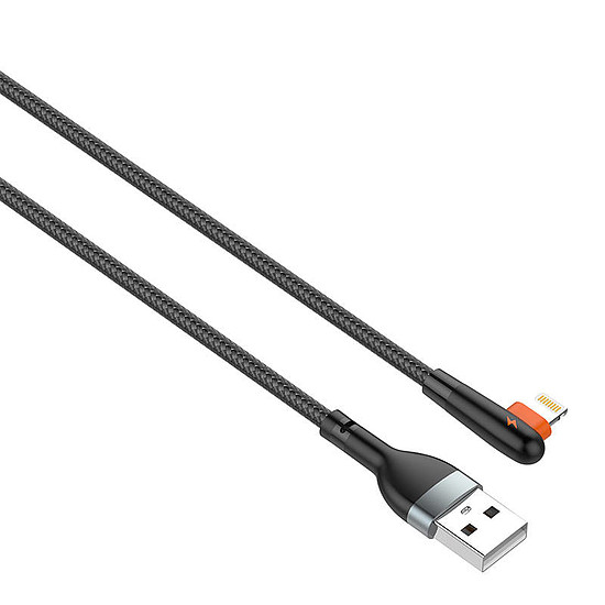 USB-kábel a Lightning LDNIO LS561-hez, 2,4A, 1 m, fekete (LS561 lightning)