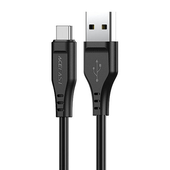 USB-kábel USB-C-hez, Acefast C3-04 1,2 m, 60 W, fekete (C3-04 black)