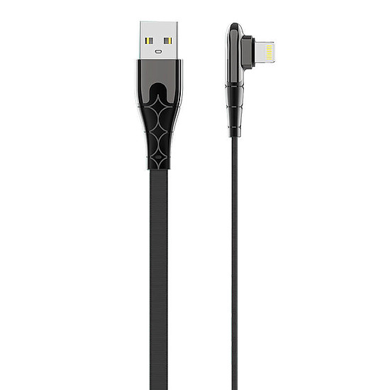 USB LDNIO LS581 Lightning kábel, 2,4 A, hossza: 1m (LS581 lightning)