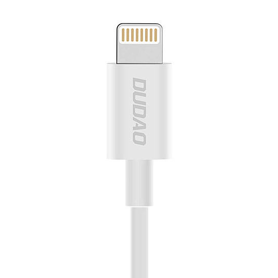 USB-Lightning kábel Dudao L1L 3A 1m, fehér (L1L Lightning 1m)