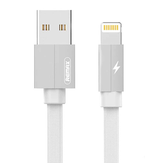 USB Lightning Remax Kerolla kábel, 1m, fehér (RC-094i 1M white)