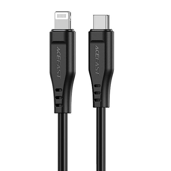 USB MFI kábel Acefast C3-01, USB-C do Lightning, 30 W, 1,2 m, fekete (C3-01 black)