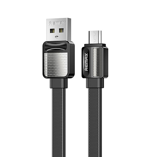 USB Micro Remax Platinum Pro kábel, 1m, fekete (RC-154m black)