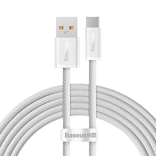 USB - USB-C Baseus Dynamic Series kábel, 100W, 2m fehér (CALD000702)