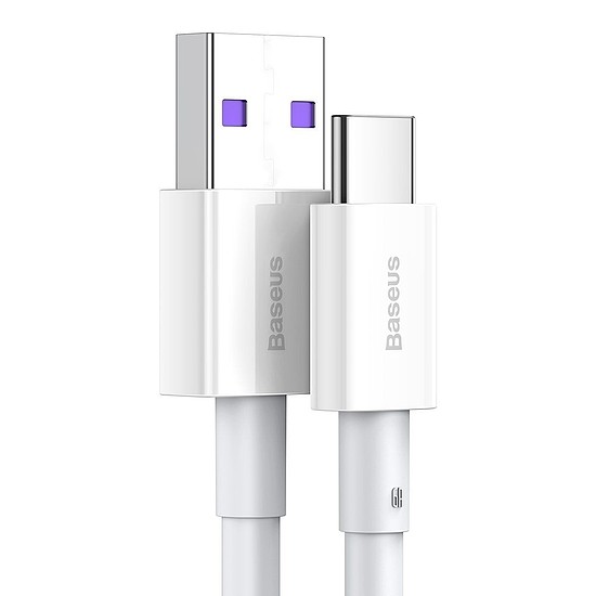 USB-USB-C Baseus Superior Series kábel, 66 W, 1 m, fehér (CATYS-02)