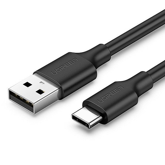 USB-USB-C UGREEN kábel 0,5 m, fekete (60115)