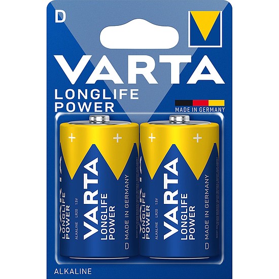 Varta Longlife Power góliát elem D LR20 alkáli tartós 2db/bliszter