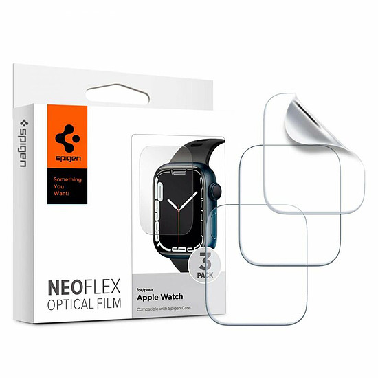 VÉDŐFÓLIA Spigen NEO FLEX 3 CSOMAGOS Apple Watch 4 / 5 / 6 / 7 / 8 / SE (40 / 41 MM)