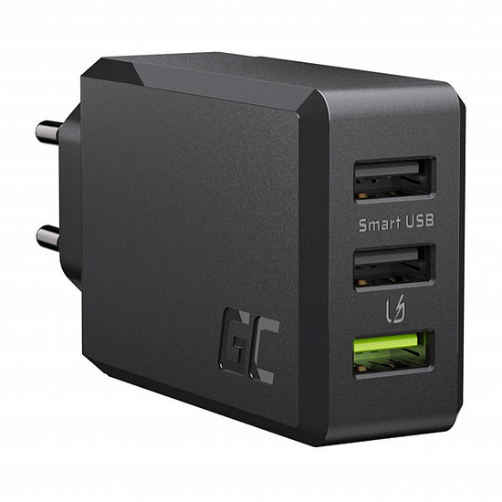 Vezeték nélküli töltő Green Cell GC ChargeSource 3 3xUSB 30W Ultra Charge és Smart Charge funkcióval (CHARGC03)