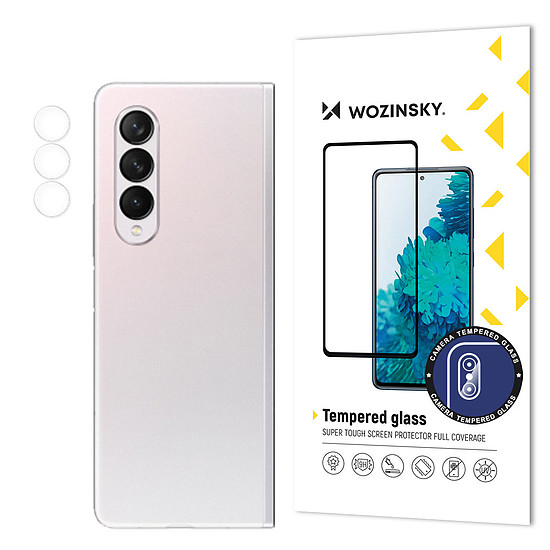 Wozinsky Camera Glass 9H edzett üveg minden fényképezőgéphez Samsung Galaxy Z Fold 3 kamerához