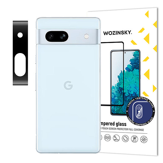 Wozinsky Full Camera Glass edzett üveg Google Pixel 7a telefonhoz 9H kamerához