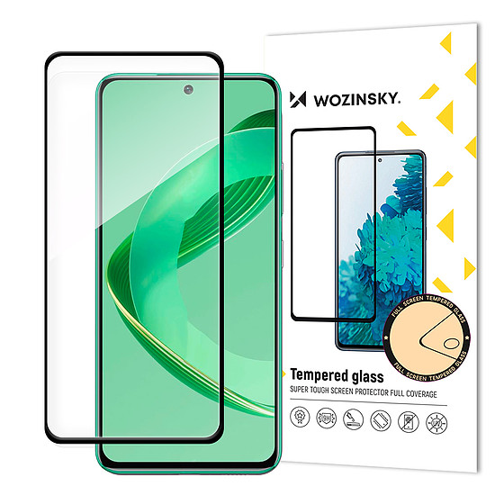 Wozinsky Full Glue edzett üveg fekete kerettel Huawei Nova 11 SE-hez