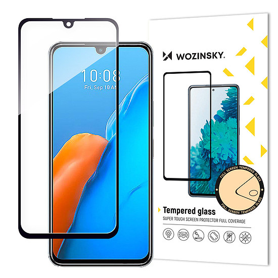 Wozinsky Full Glue Infinix Note 12 Pro teljes képernyős edzett üveg, fekete kerettel (tokbarát)