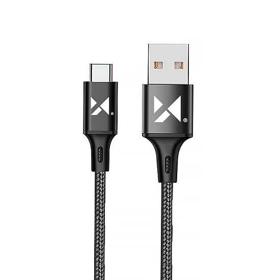 Wozinsky kábel USB - USB Type C 2,4A 1m fekete (WUC-C1B)