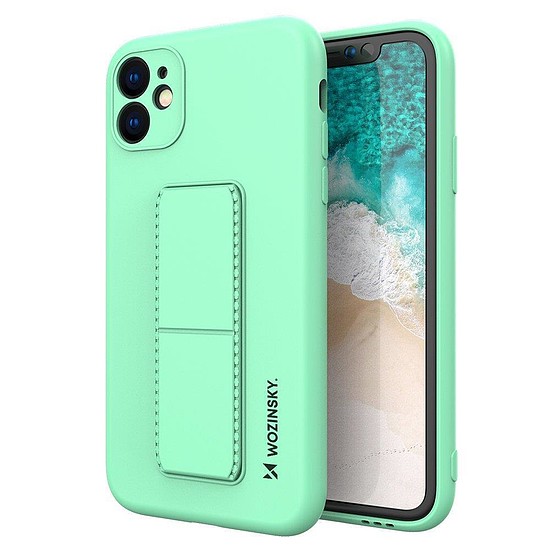 Wozinsky Kickstand Case szilikon tok állvánnyal iPhone 12 mini mintához