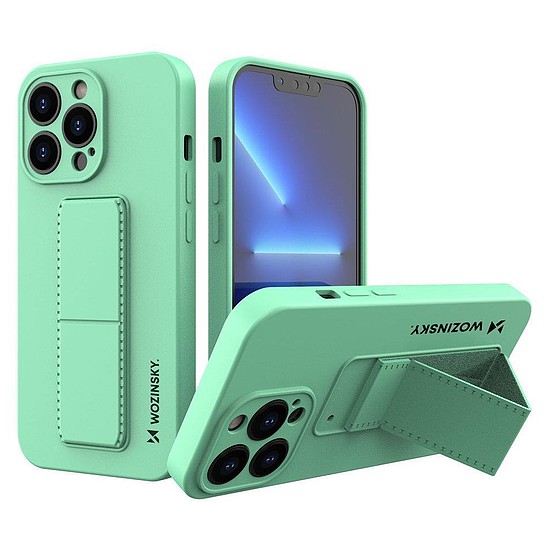 Wozinsky Kickstand Case szilikon tok állvánnyal iPhone 13 mini mintához