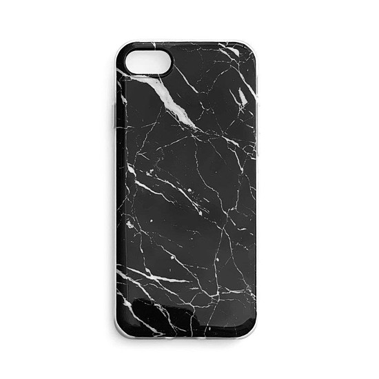 Wozinsky Marble TPU takaró zselés márvány Samsung Galaxy S22 + (S22 Plus) fekete