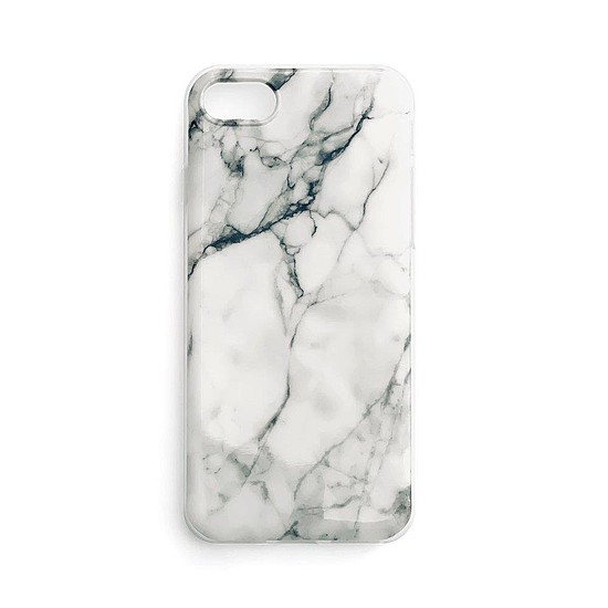 Wozinsky Marble TPU tokburkolat Xiaomi Mi 10 Lite fehérhez