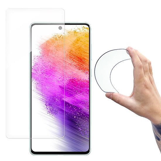 Wozinsky Nano Flexi hibrid rugalmas üvegfólia Samsung Galaxy A73 edzett üveg