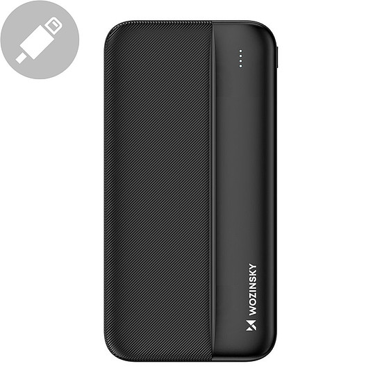 Wozinsky powerbank Li-Po 10000mAh 2 x USB fekete (WPBBK1)