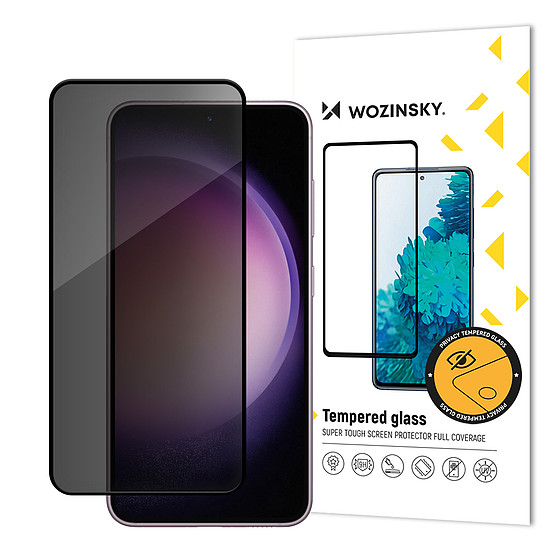 Wozinsky Privacy Glass edzett üveg kémszűrővel a Samsung Galaxy S24+ készülékhez