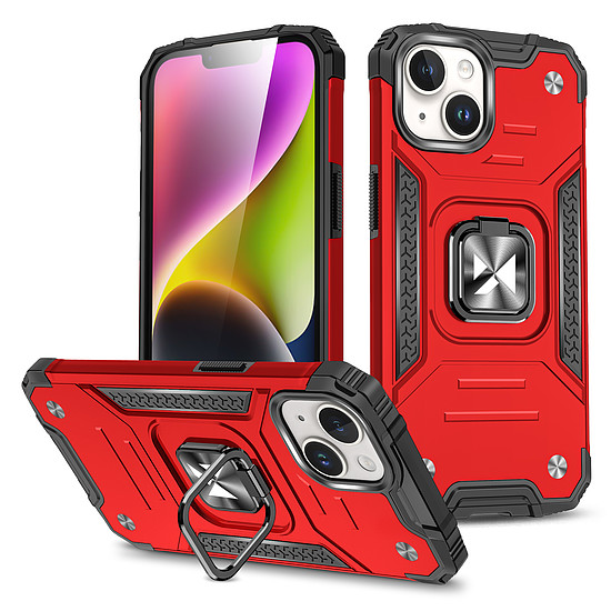 Wozinsky Ring Armor iPhone 15 iPhone 15 Ring Armor tok - piros